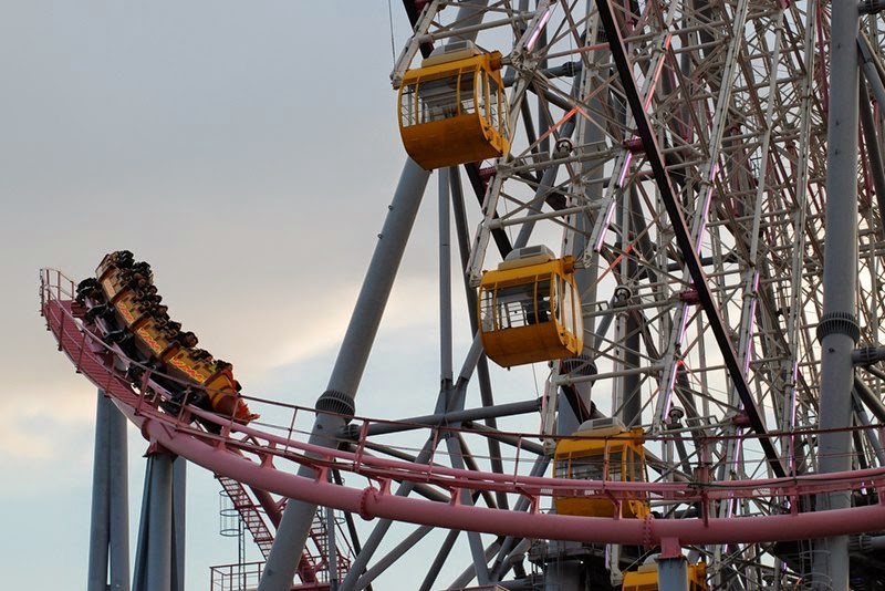 Vanish Roller Coaster | Cosmo Land Amusement Park, Yokohama, Japan