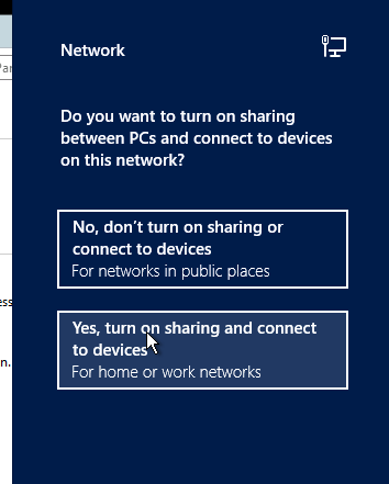 Server 2012 Change Network Profile