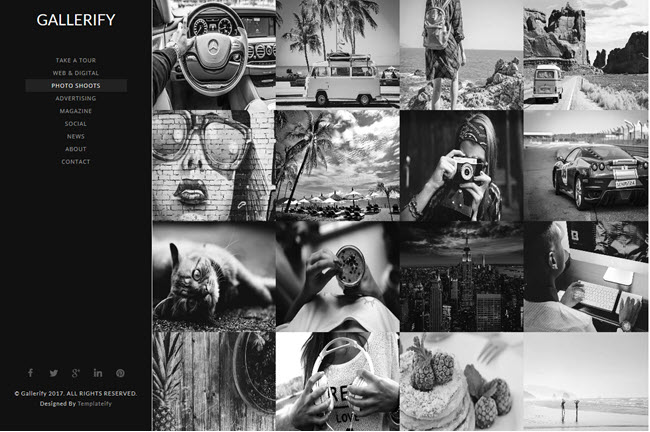 Gallerify - Responsive Gallery Blogger Template