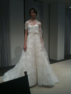 vera wang wedding dresses with sleeves. buildup (the sleeves).