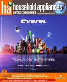 HA Household Appliances. Parts & Components 2014-09 - Novembre 2014 | ISSN 1827-9171 | TRUE PDF | Mensile | Professionisti | Elettrodomestici
AE Parts e Components for Household Appliances è la sola rivista internazionale, pubblicata in italiano e inglese, che si occupa di componenti e forniture tecnologiche unicamente dedicati al settore degli elettrodomestici. 
La rivista approfondisce l’evoluzione dei prodotti e dei processi produttivi delle industrie di componenti e prodotto finito, presentando le innovazioni adottate nella produzione di entrambi i settori. Grande attenzione viene riservata, nelle pagine della rivista, anche a tutti i temi connessi al comparto: materie prime, attrezzature, macchinari di produzione e automazione, processi tecnologici, design e assistenza.
AE Parts e Components for Household Appliances è uno strumento di lavoro che costituisce un punto di riferimento privilegiato per gli operatori del settore della componentistica per elettrodomestici e che consente di conoscere da vicino le evoluzioni delle tecnologie e le dinamiche commerciali che si stanno delineando su tutti i mercati internazionali.