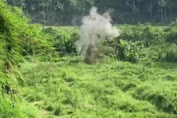 Dua Mortir yang Ditemukan Petani di Aceh Tenggara Diledakkan