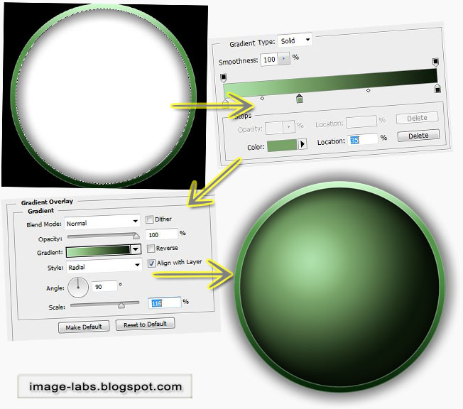  blueprint a radar organisation inward fully slow steps Photoshop Tutorial : How To blueprint a Radar System Icon 