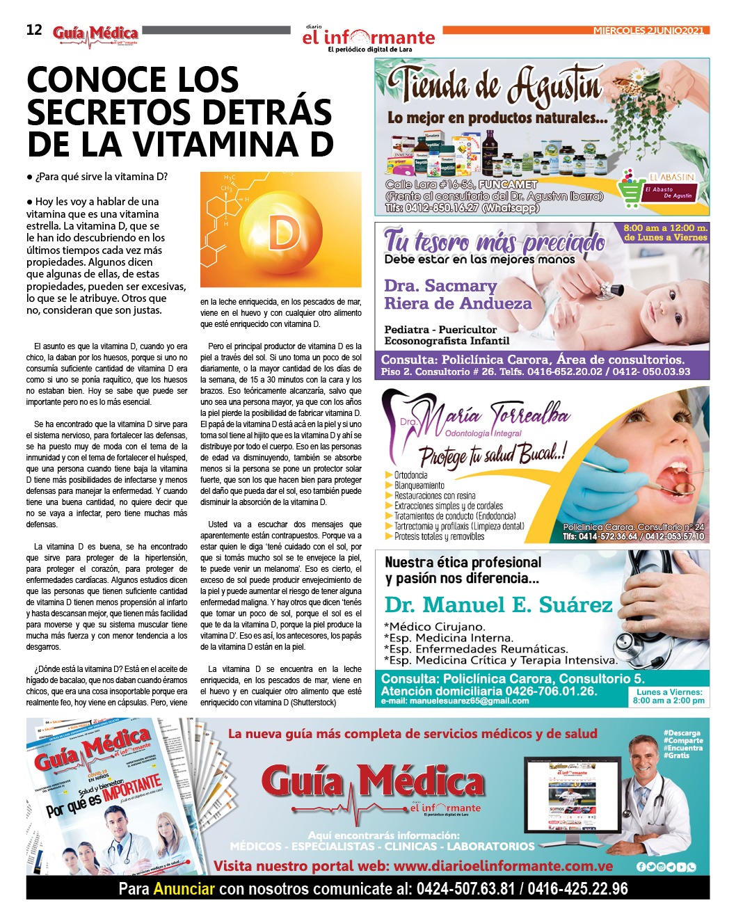 GUÍA MÉDICA EI INFORMANTE - Nº4 - 02 - 06 - 2021