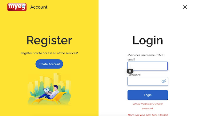 Renew Roadtax Secara Online di Portal Myeg