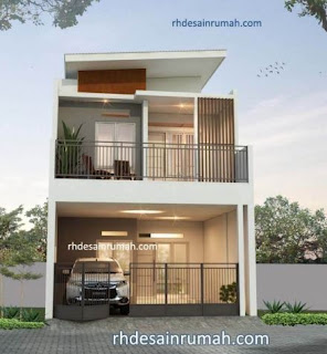 Tampak Depan Rumah Minimalis Ukuran 8x12