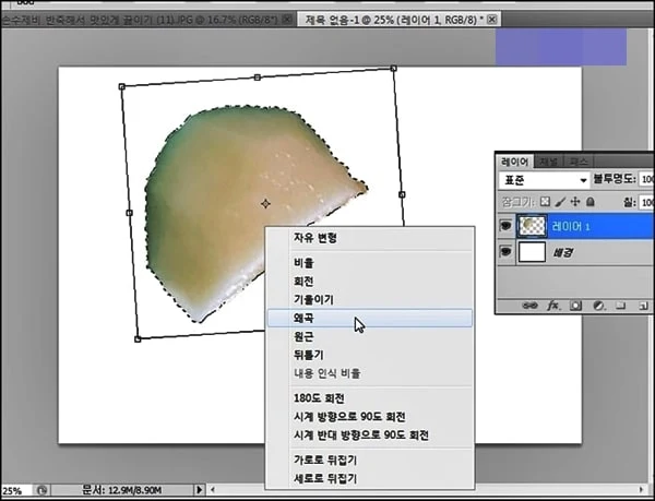 포토샵-합성-왜곡-기능-적용
