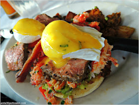 Steak and Lobster BLT Benedict $25