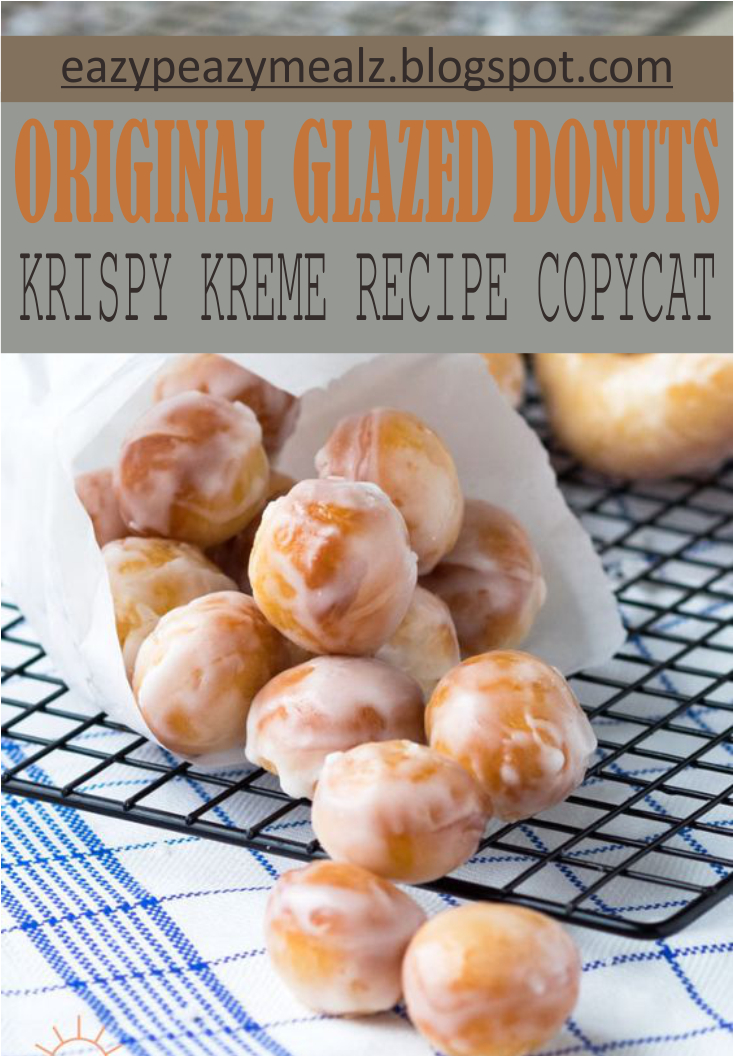 These original glazed donuts are light and chewy and a good way to get anyone out of bed in the morning. Who can resist a Krispy Kreme recipe copycat