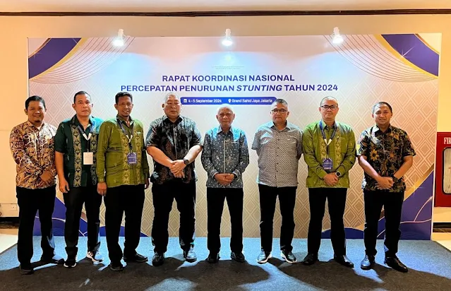 Hadiri Rakornas Stunting, Bupati Asahan : Dibutuhkan Intervensi Gizi yang Terpadu untuk Menurunkan Angka Stunting