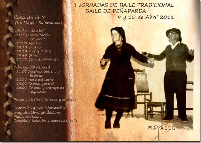 CartelIIJornadasBaileTradicionalabril2011