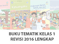 Buku Kurikulum 2013 Kelas 1 SD/MI Revisi 2016 Lengkap