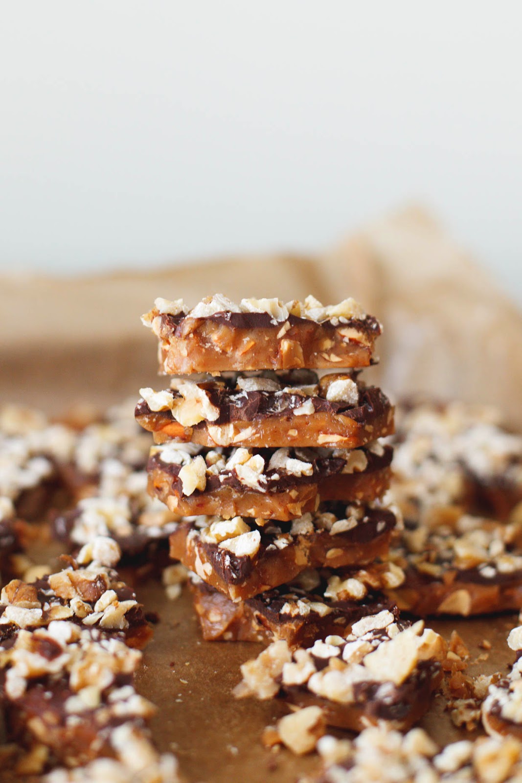 http://www.snixykitchen.com/2014/12/18/diy-gift-moms-chocolate-almond-english-toffee/