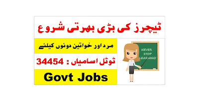 34454 PPSC Educators Jobs 2021 - Govt Jobs in Pakistan 2021