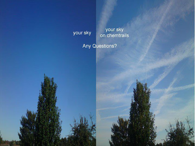 Resultado de imagem para chemtrails em portugal