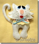 artemelza - gatinho de feltro