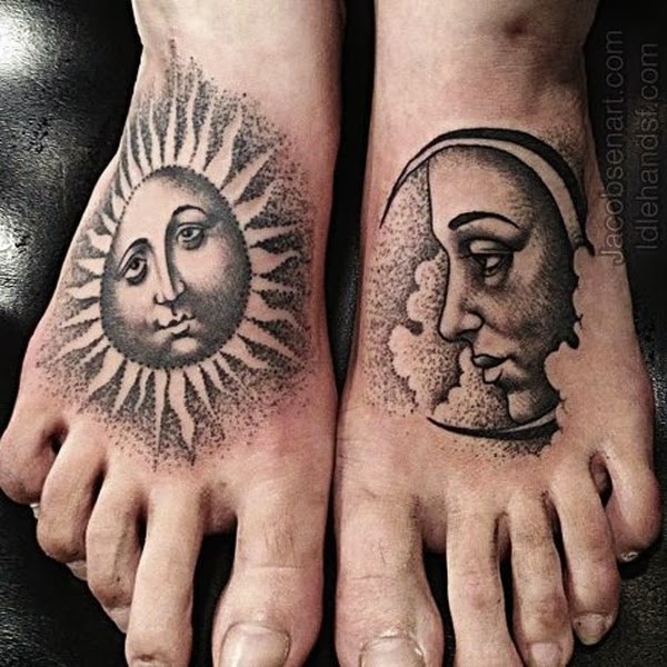 via http://www.cuded.com/2014/02/50-examples-of-moon-tattoos/