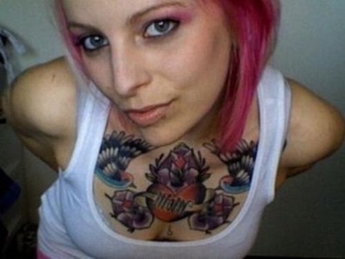 tattoos designs for girls on chest