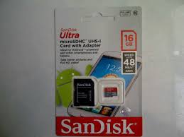 Micro SD Sandisk 16gb