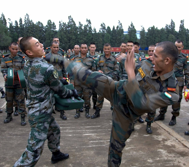 India-China Hand-to-Hand Exercise 2015