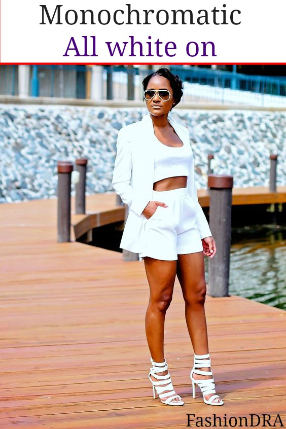 FashionDRA| Fashion Style : Monochromatic All White On