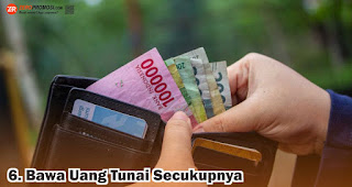 Bawa Uang Tunai Secukupnya merupakan salah satu tips agar liburan mu jadi lebih hemat