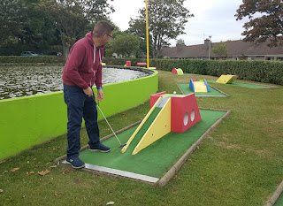 Crazy Golf at Onchan Pleasure Park on the Isle of Man