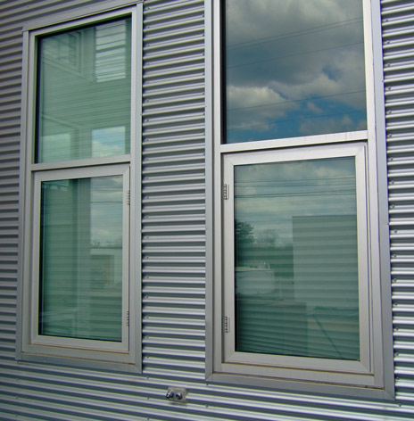 Corrugated metal wall panels