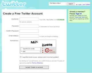 homepage twitter