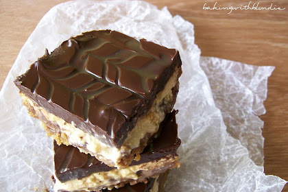 Rolo Cheesecake Bars