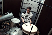 In the studio Recording : Drums