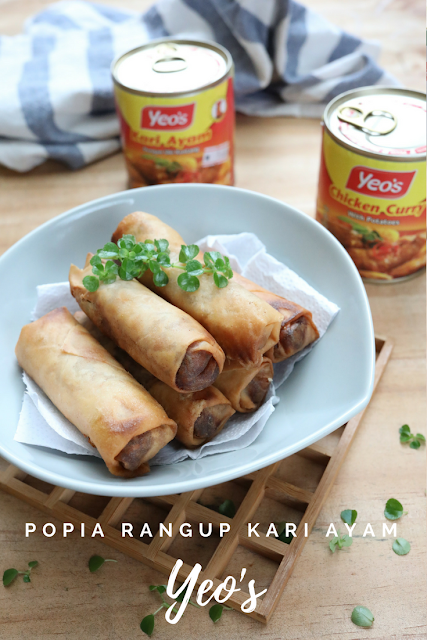 Popia Rangup Inti Kari Ayam Yeo's - masam manis