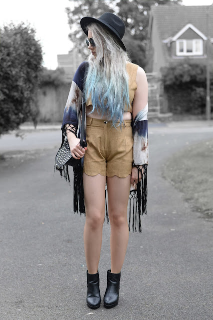 Sammi Jackson - ft Luxemme Coords, Zaful Kimono & Modekungen Studded Bag