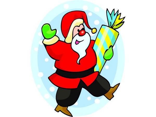 Santa candy Clip-art