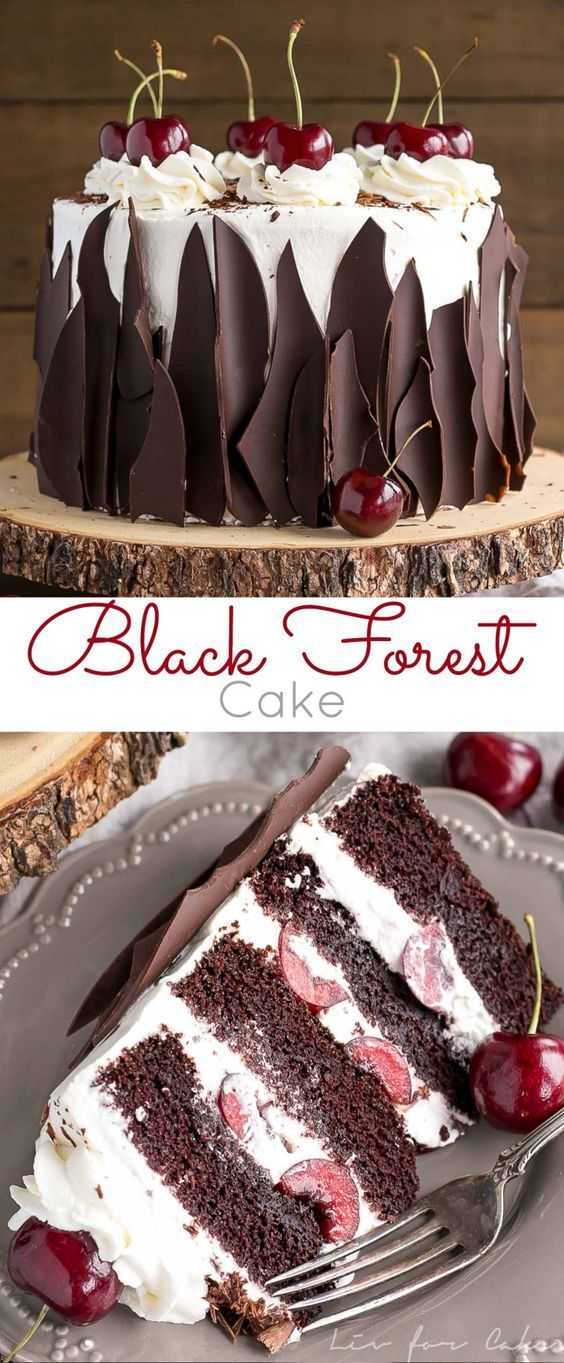 How To Make Best BLACK FOREST CAKE #vegan #dessert #healthy