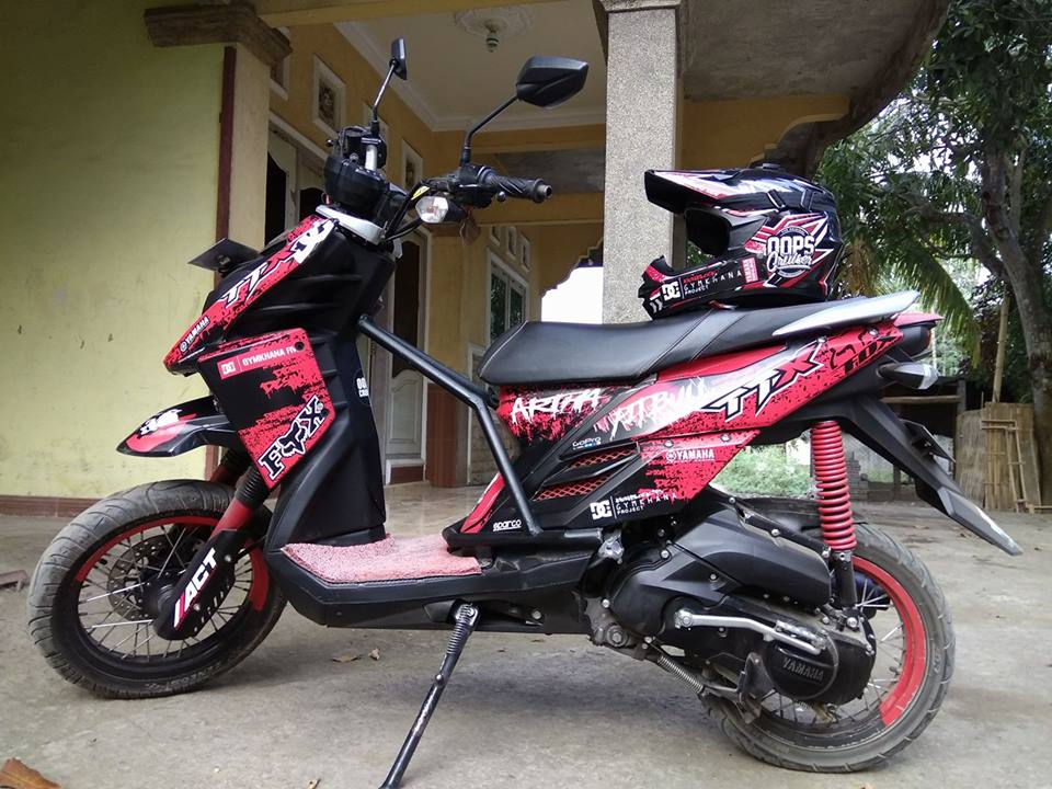 30 Gambar Modifikasi  X  Ride  Ala Supermoto  Paling Tangguh