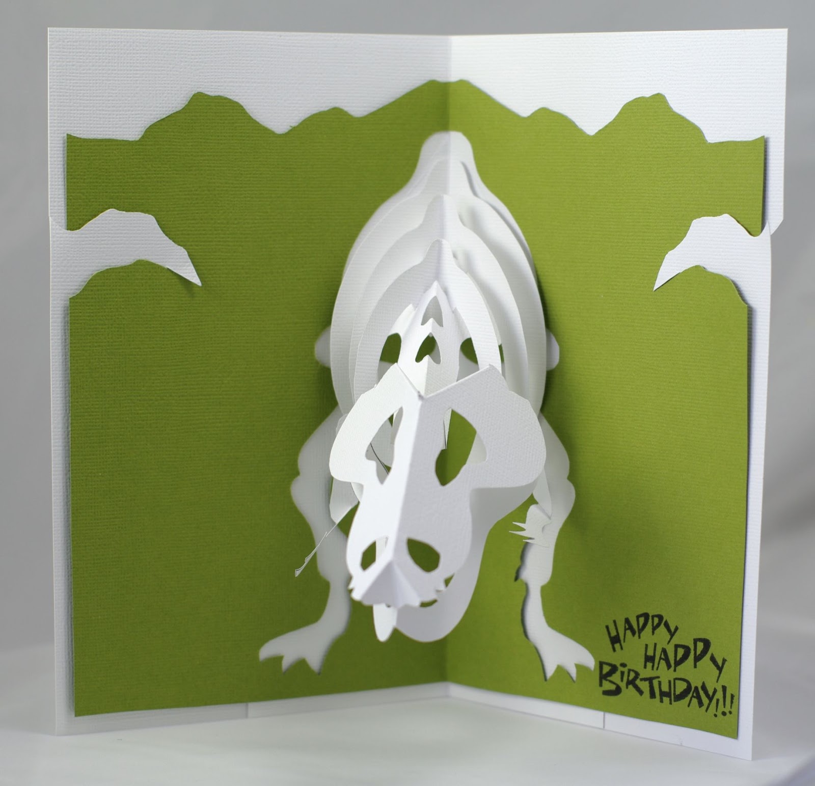 Lynne's Crafty Little Blog: Dinosaur Birthday Card