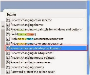 Cara Mengunci Wallpaper Desktop di Windows 8