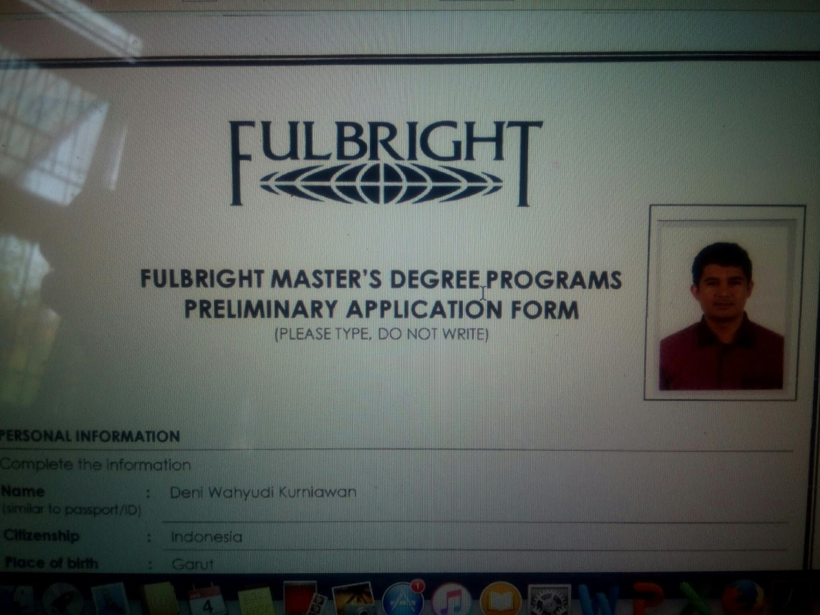 Aplikasi beasiswa Fulbright