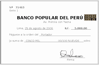 DOCUMENTACION EMPRESARIAL: PAGARE BANCARIO