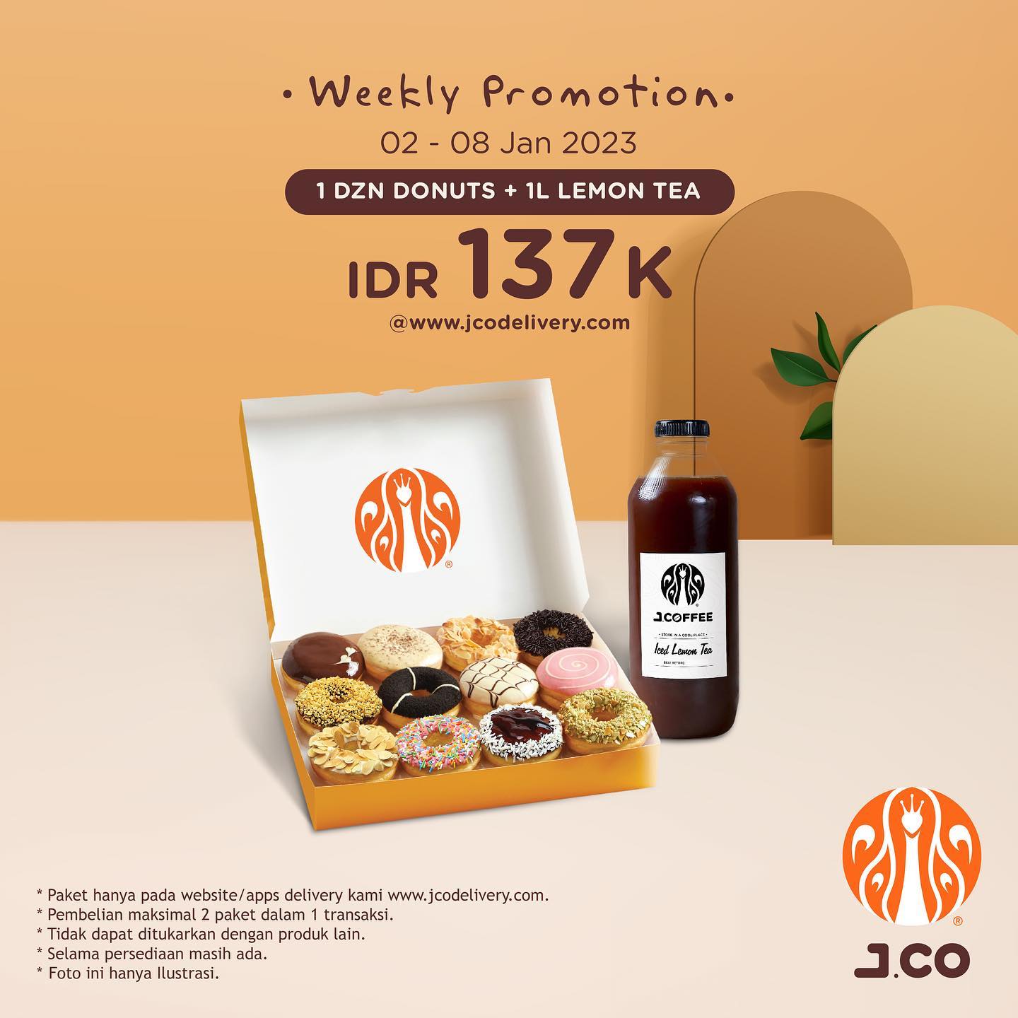 Promo JCO Terbaru Weekly Promotion Periode 2 - 8 Januari 2023