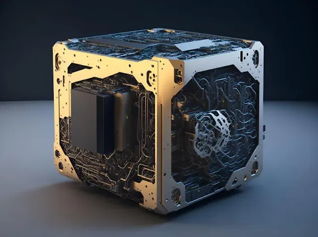 Representación de un cubo cuántico