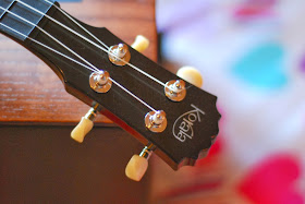 Korala Explore Concert Ukulele headstock