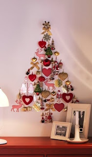 Albero con decorazioni country