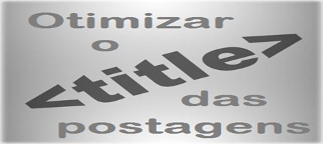 Titulo das postagens