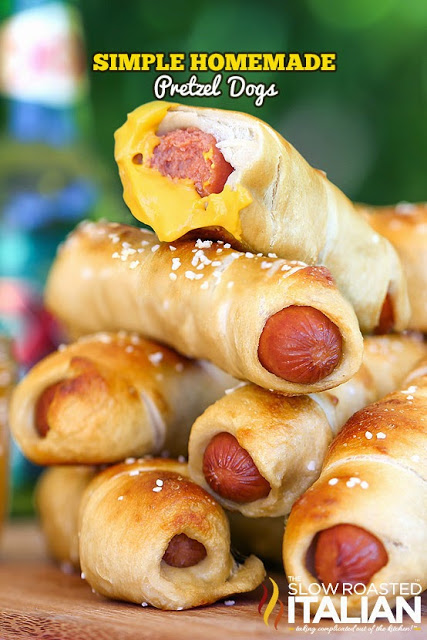 Simple Homemade Pretzel Dogs