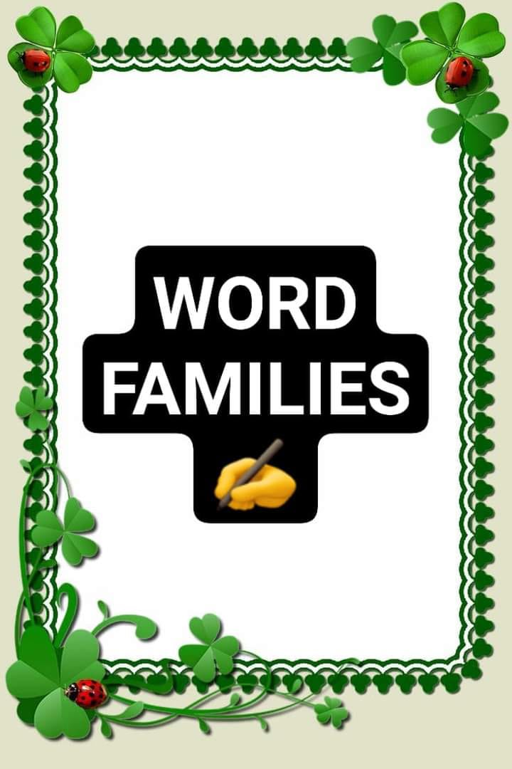 WORD FAMILIES