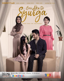 Cari Aku Di Syurga, Drama Cari Aku Di Syurga, Sinopsis Cari Aku Di Syurga, Slot Samarinda, TV3, Poster Drama Cari Aku Di Syurga, Kisah Sedih, Drama Bulan Ramadan, Drama Melayu TV3 2019, OST Drama Cari Aku Di Syurga, Cast, Pelakon Drama Cari Aku Di Syurga, Aeril Zafrel, Janna Nick, Mimi Lana, Duerra Mitilda, Dalimawati, Maria Farida, Aishah Atan, Muaz Fitri, Hun Haqeem,