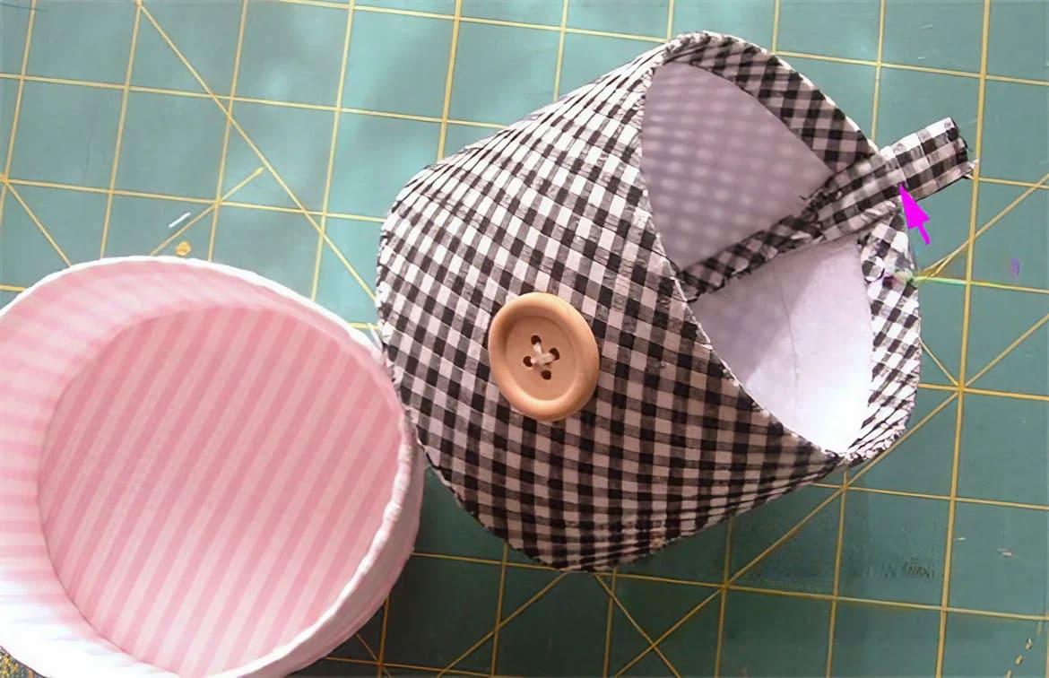 How to Make Round Fabric Basket