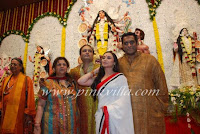 Rani Mukherjee at Durga Pooja Santacruz